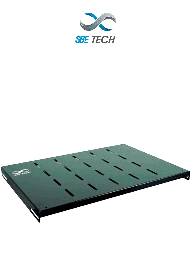 Charola fija ventilada SBE TECH SBE-CF1915V 1U 19"