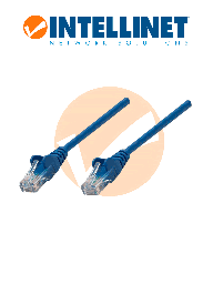 Patch cord Cat6 Intellinet ITL2840013 UTP 0.5m azul