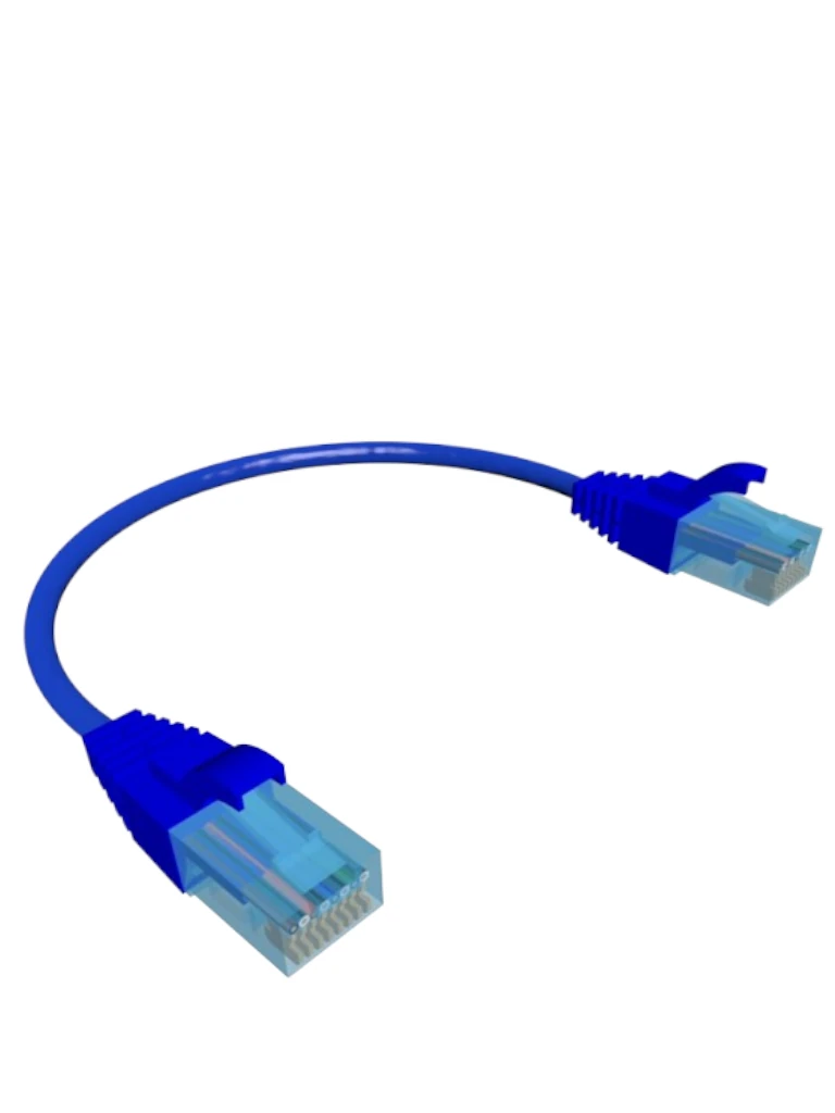 Patch cord Cat 6 SBE TECH SBE-PCC60.2M-BL28 28 AWG 20cm azul