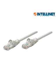 Cable patch Cat6 Intellinet 340427 UTP 0.5m gris