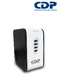 Regulador de voltaje CDP R2CU-AVR1008 1000VA 8 salidas