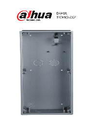 Caja de montaje Dahua VTM127 2 módulos aluminio