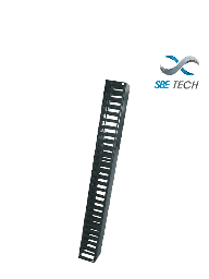 Organizador vertical de cables SBE TECH OV20URS 20UR negro