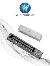 Chapa magnética YLI YM280NLED 280 kg vidrio sin marco