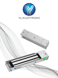 Chapa magnética YLI YM180NLED 180 kg vidrio sin marco