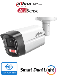 Cámara IP bala Dahua IPC-HFW2549TL-S-PV 5MP IR 30m PoE
