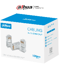 Plug RJ45 Dahua DH-PFM976-531 Cat5e chapado oro 15µ