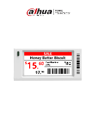 Etiqueta electrónica Dahua DHI-ESL-E021A-N 2.13" Bluetooth
