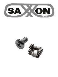 Tornillos para rack Saxxon SXSCW001 12-24 50 pz