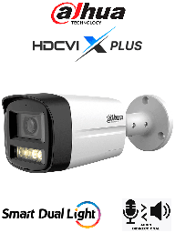 Cámara HDCVI bala Dahua DH-HAC-HFW1500TLMN-IL-T 5MP
