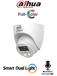 Cámara domo HDCVI Dahua DH-HAC-HDW1801TLQN-IL-A-S3 4K