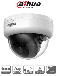 Cámara domo HDCVI Dahua DH-HAC-D1A21N-U 1080p 2.8mm