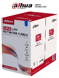 Bobina cable UTP Cat6 Dahua DH-PFM920I-6UN-C 305m azul