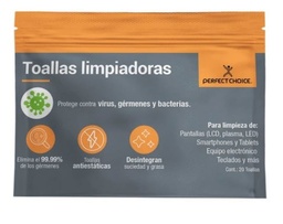 Toallas limpiadoras Perfect Choice PC-030270 LCD TFT