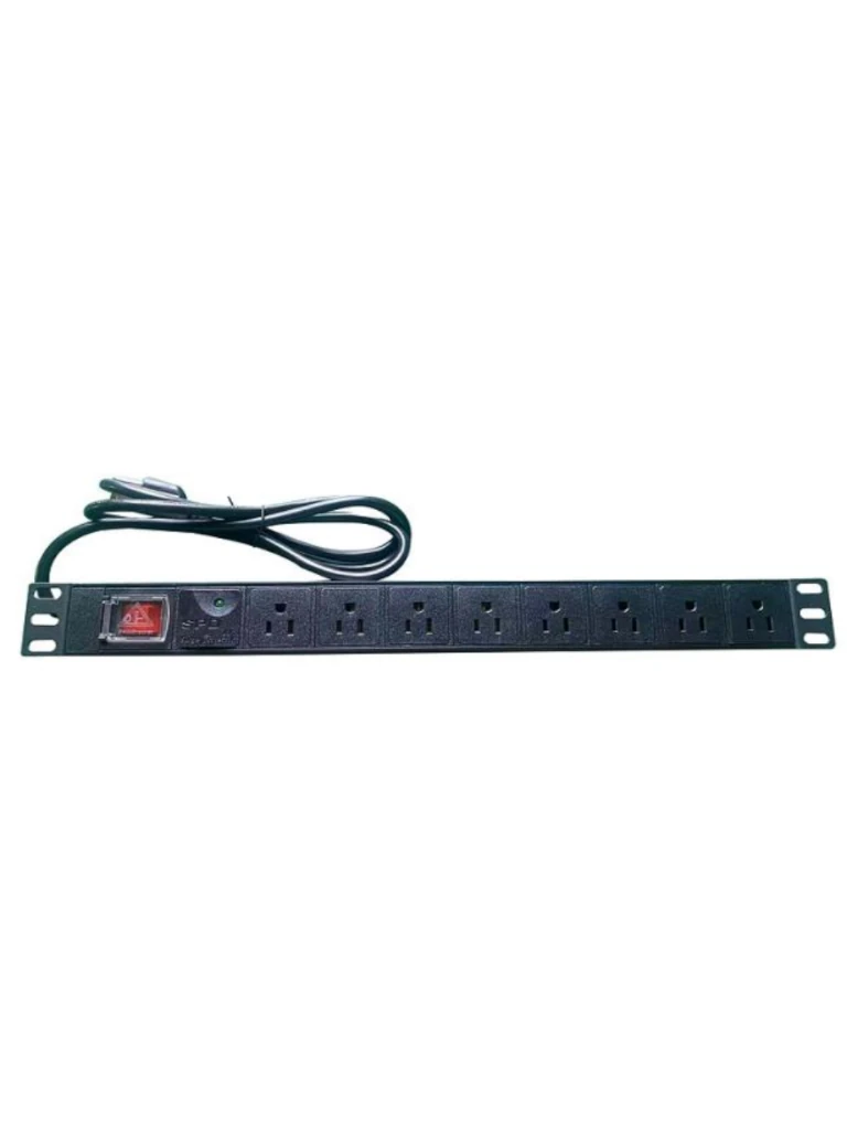 PDU básico SAXXON PDU08-10A 8 contactos 10A 1UR