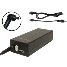 Cargador laptop Ovaltech OTAC-E65 33W 19V 1.75A USB