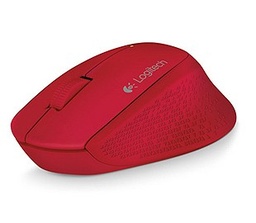 Mouse inalámbrico Logitech M280 1000 DPI rojo