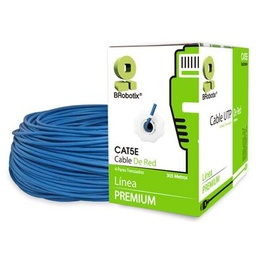Bobina cable UTP Brobotix 065200 Cat5e 305m azul