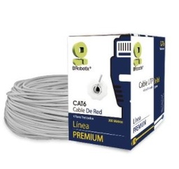 Bobina cable UTP Brobotix 065144 Cat6 305m gris cobre