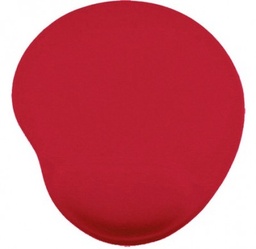 Mousepad Brobotix 500074R gel rojo 24.5x21.5 cm