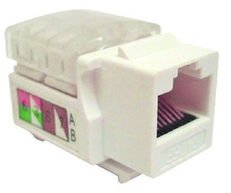Jack RJ45 Brobotix 230300 Cat 6 keystone blanco
