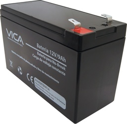 Batería VICA VIC12-9A 12V 9Ah AGM sellada libre mant.