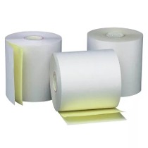Rollo de papel autocopiante PCM EBA7670 blanco