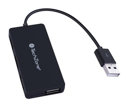Hub USB TechZone TZ17HUB02 4 puertos USB 2.0