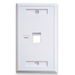 Faceplate Brobotix 251701 1 puerto blanco