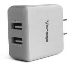 Cargador de pared Vorago AU-106 2 puertos USB 2.1A