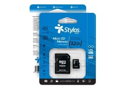 Memoria microSD Stylos STMS321B 32GB con adaptador