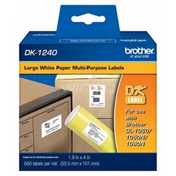 Etiquetas Brother DK1240 50.5x101mm papel 200 piezas