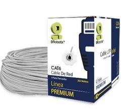 Bobina cable UTP Cat6 BROBOTIX 062435 CCA 305m interior