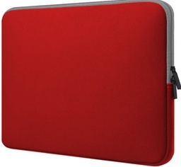 Funda para laptop BROBOTIX 256349-5 15.6" neopreno roja