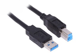 Cable USB Brobotix 360806 USB 3.0 A-B 1.8 m negro