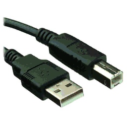 Cable USB Brobotix 102315 A-B 4.5 m negro macho a macho
