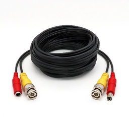 Cable siamés coaxial Brobotix 764731 15m video y energía