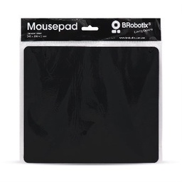 Mouse pad Brobotix 497264 ultra delgado negro con bolsa