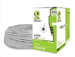 Bobina cable UTP Cat5e Brobotix 308201 200m interior CCA gris