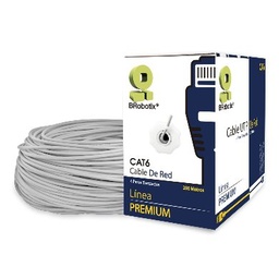 Bobina Cat6 UTP Brobotix 651190 200m CCA gris