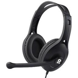 Diadema gamer BROBOTIX 651305 3.5mm con micrófono