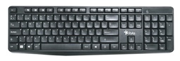 Teclado inalámbrico Stylos STPTEC4B 105 teclas negro