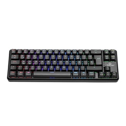 Teclado gamer Yeyian YTM-28209R TKL switch rojo RGB