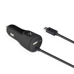 Cargador USB Vorago AU-303 con cable micro USB 2.4A