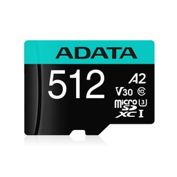 Memoria microSD ADATA Premier Pro 512GB V30 A2