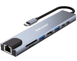 Docking station Brobotix 6000700 USB-C 8 en 1 HDMI