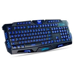 Teclado Brobotix 420028 USB alámbrico RGB