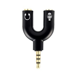 Adaptador de audio Brobotix 181802-2 3.5 mm a dual 3.5 mm