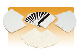 Tarjeta PVC adhesiva Zebra 104523-010 24 mil blanca
