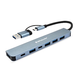 Docking station Brobotix 6005446 USB-A/C 3.0 7 en 1